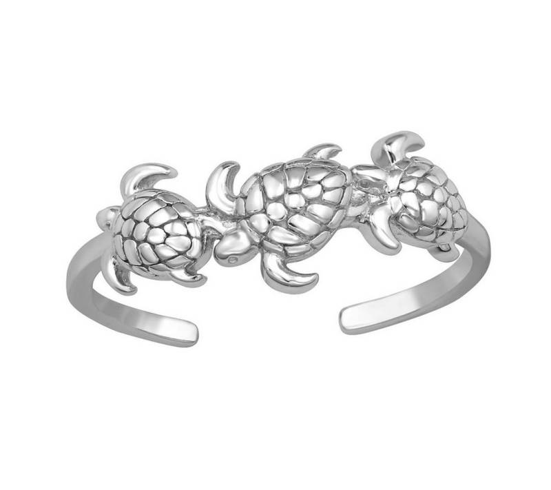 Order & Smile Schmuck Zehenring Zehenring Silber 925 mit Schildkröten, gestempelt von Order & Smile Schmuck