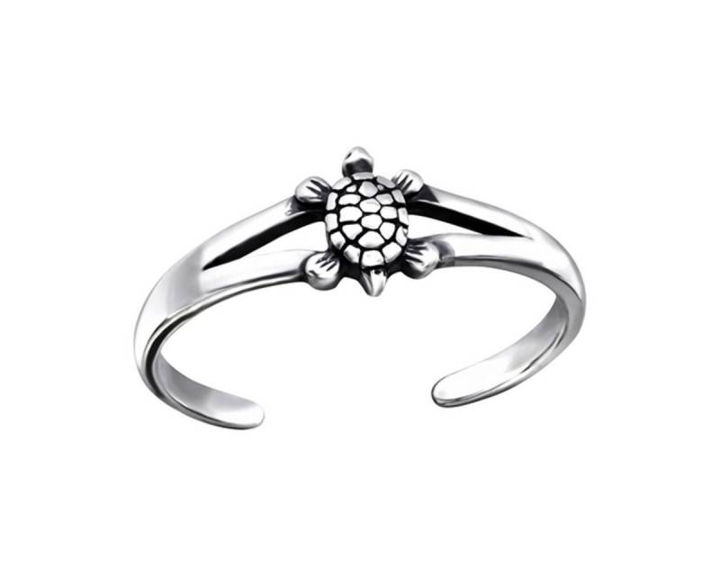 Order & Smile Schmuck Zehenring Zehenring Silber 925: Zehring „Schildkröte“, gestempelt von Order & Smile Schmuck
