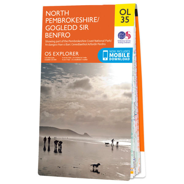 Ordnance Survey - Pembrokeshire North / Gogledd Sir Benfro - Wanderkarte Auflage 2020 von Ordnance Survey