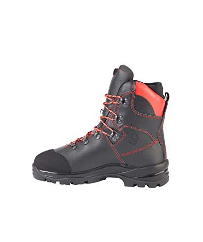 Oregon Schnittschutzstiefel/Schnittschutzschuhe Waipoua Schwarz/Rot Gr. 38 von Oregon