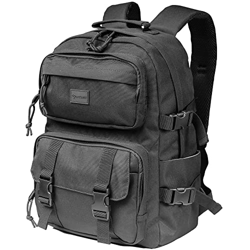 Oreunik schulrucksack damen herren, Lightweight rucksack schule mädchen teenager, Causal reiserucksack 15 Zoll Laptop Rucksack, Wasserabweisend College Daypack jungen Men Women(schwarz) von Oreunik