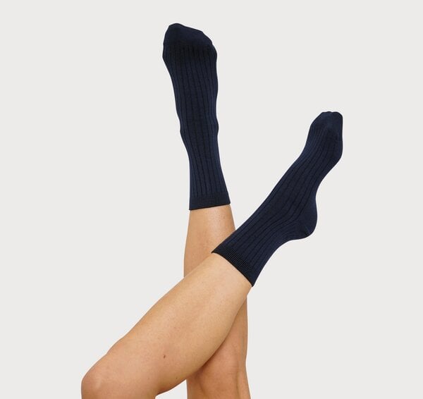 Organic Basics Rib Socks 2 - Pack von Organic Basics