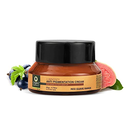 Organic Harvest Activ Luminosity Anti Pigmentation Cream For Blemishes, Pigmentation & Wrinkles Removal For Girls & Women, 100% Organic, Paraben & Sulphate Free - 20gm von Organic Harvest