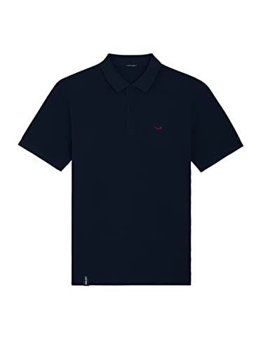 Organic Monkey Red Hot Polo Shirt Navy M von Organic Monkey