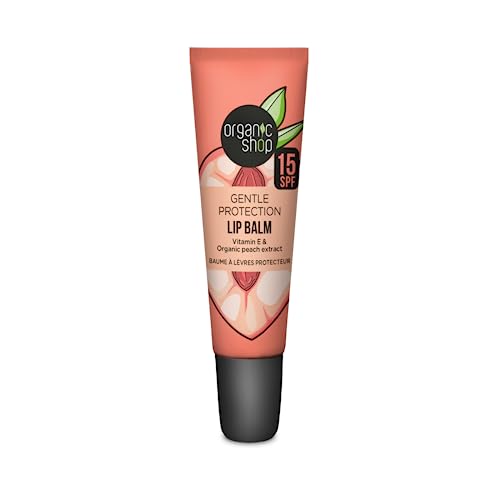 Organic Shop Gentle Protection SPF 15 Vitamin E & Peach Extract Lip Balm 10ml von Organic Shop