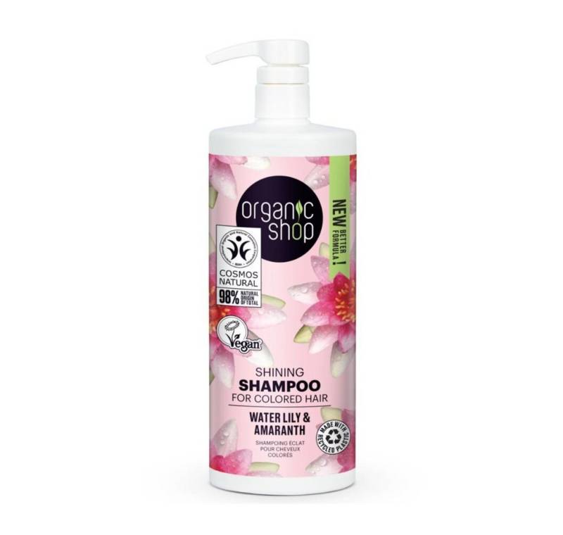 Organic Shop Haarshampoo Water Lily Champu Cabello Teñido 1000ml von Organic Shop