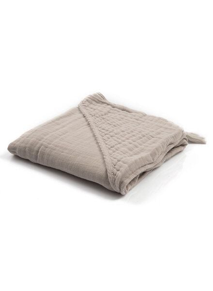 Musselin Baby Kapuzenhandtuch 'OrganicEra' aus Bio-Musselin Musselin Baby Kapuzenhandtuch 'OrganicEra' aus Bio-Musselin von OrganicEra