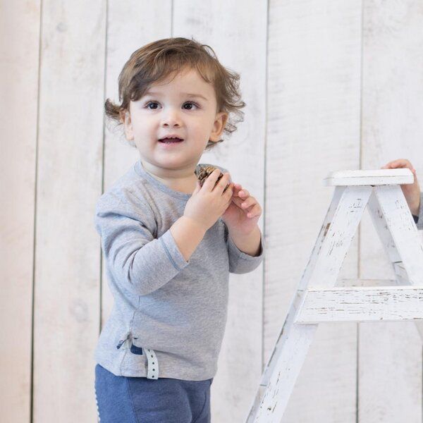 Baby Langarm T-shirt 'OrganicEra' aus Bio Baumwolle von OrganicEra