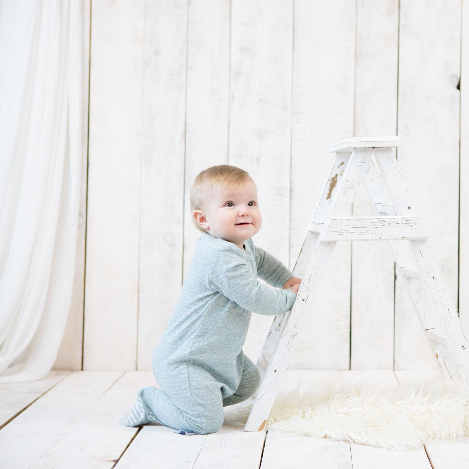 Bio-Baumwolle Babystrampler | Aqua Melange Gemütliche Baby Nachtwäsche Gender Neutral Strampler Für 0-2 Jahre von OrganicEraGermany