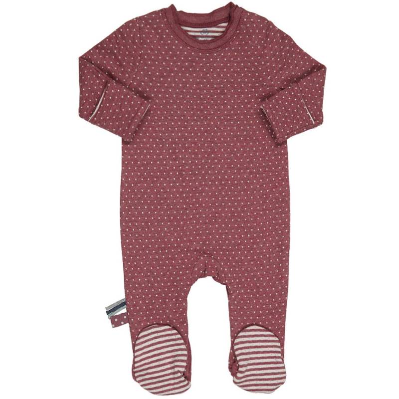 Bio-Baumwolle Babystrampler | Bordeaux Melange Gemütliche Baby Nachtwäsche Gender Neutral Strampler Für 0-2 Jahre von OrganicEraGermany