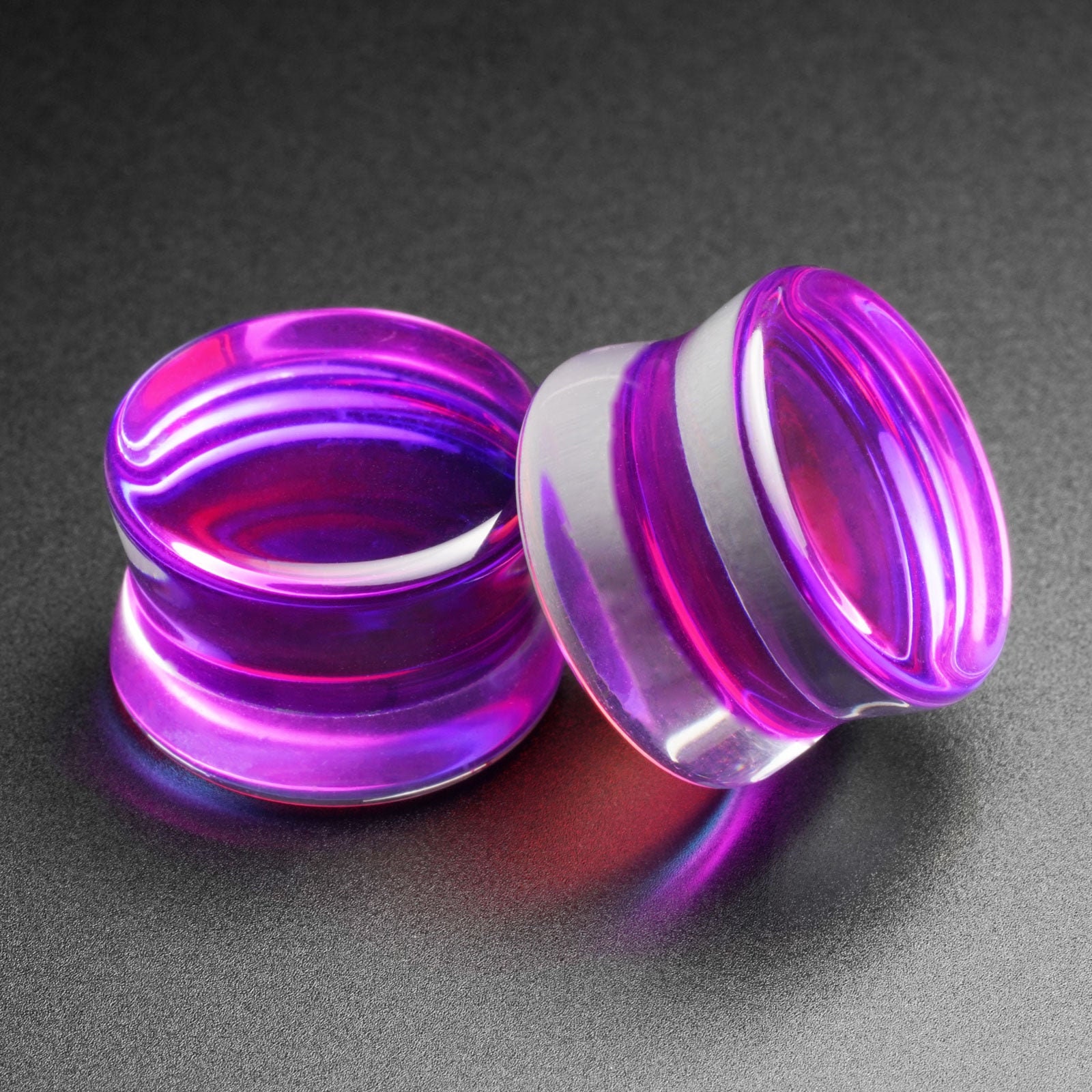 Lila Aurora Glas Doppel Flare Plug | Ohr Dehnungsmessstreifen Größen 6mm | 2G - 25mm | 1 " Kostenlose Lieferung Verfügbar Glasmaße." Lila Aurora Glas Doppel Flare Plug | Ohr Dehnungsmessstreifen Größen 6mm | 2G - 25mm | 1 " Kostenlose Lieferung Verfügbar Glasmaße." von OrganicsPlugShop