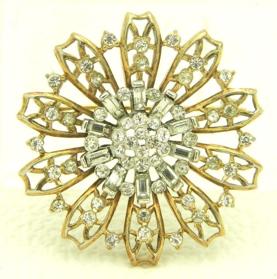 Vtg Seltene 1948 Krone Trifari Patent Ausstehend 148953 Strass Pin Brosche Vtg Seltene 1948 Krone Trifari Patent Ausstehend 148953 Strass Pin Brosche von OrganizedChaosLLCMa