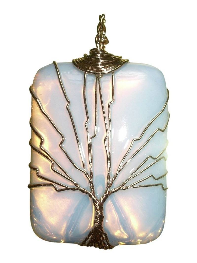 Opal Orgon Anhänger Mit Lebensbaum Und Pyramide An 61 cm Kordel Opal Orgon Anhänger Mit Lebensbaum Und Pyramide An 61 cm Kordel von OrgoneHarmonics