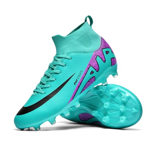 Orgonite Fußballschuhe Herren High Top Spike Professionelle Fussballschuhe Jugendliche Athletics Trainingsschuhe Atmungsaktive Sportschuhe Fußball Hallenschuhe Orgonite Fußballschuhe Herren High Top Spike Professionelle Fussballschuhe Jugendliche Athletics Trainingsschuhe Atmungsaktive Sportschuhe Fußball Hallenschuhe von Orgonite