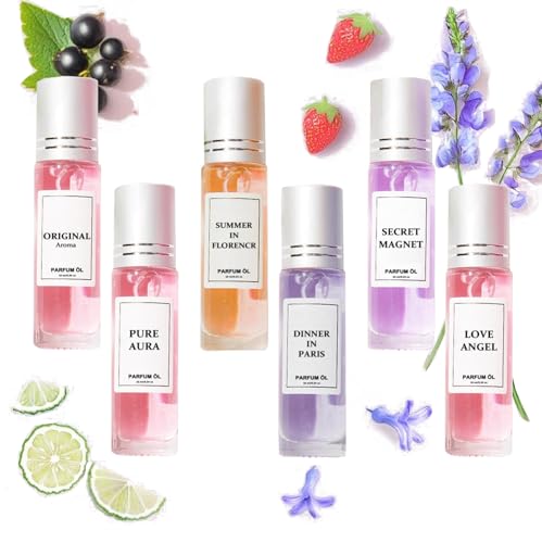 6PC 2025 Neu Pheromone Parfüm Woman Original Scent, Pheromone Düfte von Pheroma, Enhanced Scents Pheromone Perfume Mini Perfume Set von Orgrul