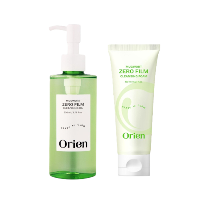 Orien - Mugwort Zero Film Double Cleansing Duo Set von Orien