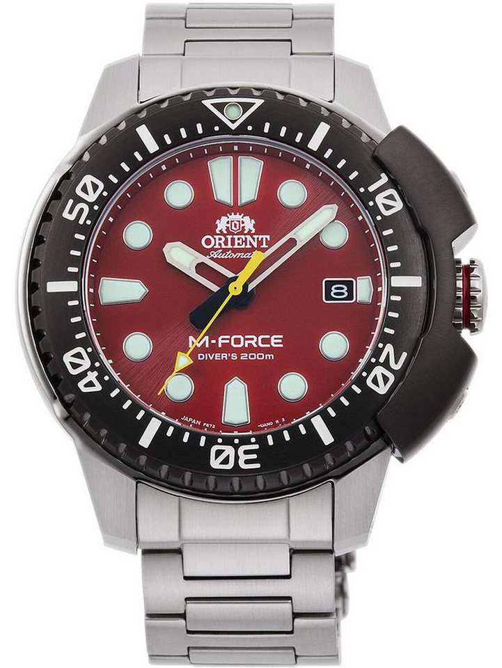 Orient Automatikuhr Orient RA-AC0L02R00B M-Force Automatik Herrenuhr 45mm 20ATM Orient RA-AC0L02R00B M-Force Automatik Herrenuhr 45mm 20ATM von Orient