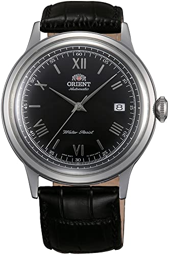 Orient Unisex Erwachsene Analog Automatik Uhr mit Leder Armband FAC0000AB0 von Orient