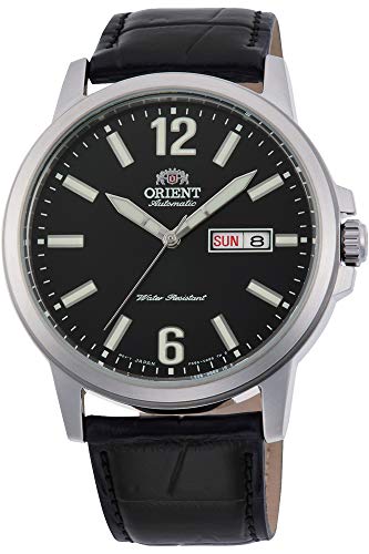 Orient Herren Analog Automatik Uhr mit Leder Armband RA-AA0C04B19B von Orient