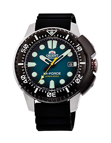 Orient Herren Analog Automatik Uhr mit Silikon Armband RA-AC0L04L00B von Orient