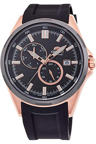 Orient Herren Analog Automatik Uhr mit Silikon Armband RA-AK0604B10B von Orient