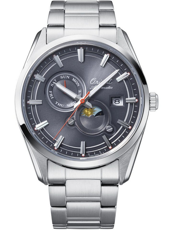 Orient Quarzuhr Orient RA-AK0311N30B Herrenuhr Stretto Sun & Moon Automatik Limited 75 Orient RA-AK0311N30B Herrenuhr Stretto Sun & Moon Automatik Limited 75th 42mm 5ATM von Orient