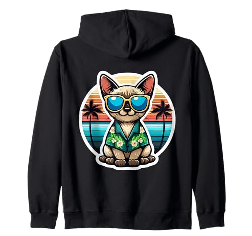 Orientalische Katzenbesitzer Sommer Vibes Urlaub Urlaub Mama Lady Kapuzenjacke Orientalische Katzenbesitzer Sommer Vibes Urlaub Urlaub Mama Lady Kapuzenjacke von Oriental Cat Owner Summer Vibes Vacation Products