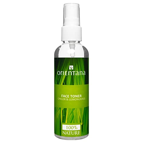 Orientana - Natürliches Gesichtswasser | Ingwer Zitronengras Aloe Vera & Vitamine | Vegane Gesichtspflege für Frauen | Beruhigend | Hydratisierend Mischhaut | Ohne Alkohol - 100ml von Orientana