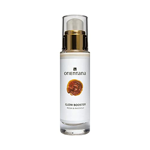 Orientana - Natural Face Illuminating Booster Für Frauen | Reishi & Rhodiola | Feuchtigkeitscreme Vegan | Anti-Aging Pigmentationsbehandlung Für Dunkle Flecken - 30 ml von Orientana