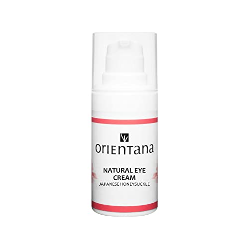 Orientana - Vegane Natürliche Augencreme | Extrakt Aus Japanischem Geißblatt & Hyaluronsäure | Anti Dunkle Augenringe | Creme Gegen Falten Tränensäcke & Schwellungen | Augenpflege Für Frauen - 15 ml von Orientana