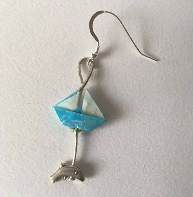 Origami Segelboot Schmuck Origami Segelboot Schmuck von OrigamiPlaceByLisa