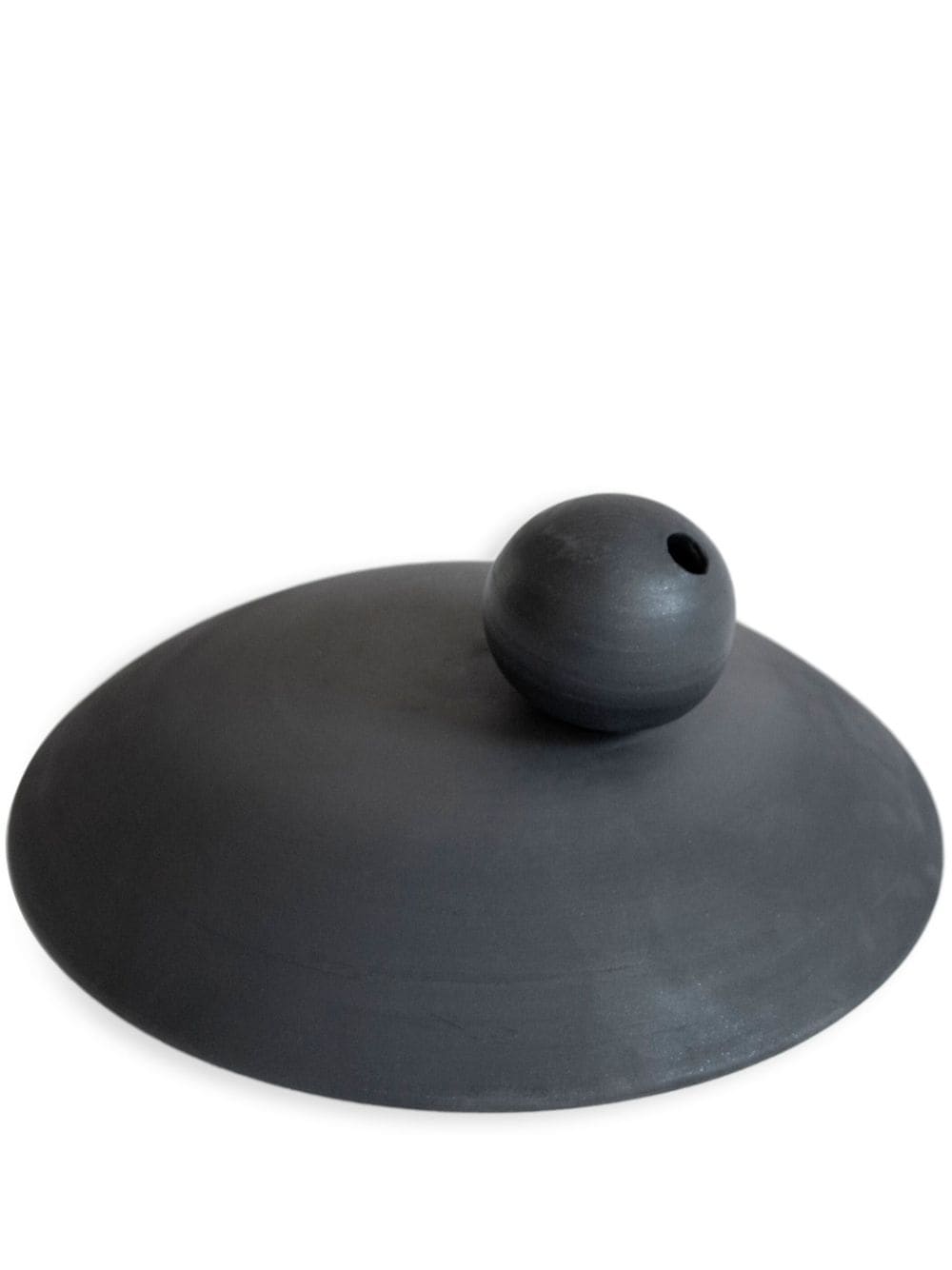 Origin Made Charred Sphere Tonvase 12,5cm - Schwarz von Origin Made