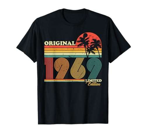 1969 Vintage Geburtstag Retro Vintage Männer Frauen Geschenk T-Shirt von Original 1969 Geburtstag Legende Mann Frau