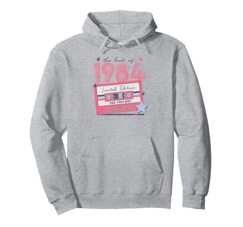 1984 Vintage Jahrgang Geburtstag Retro Disco Damen Geschenk Pullover Hoodie von Original 1984 Geburtstag Legende Frau rosa Deko