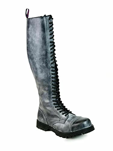 Alpha Rangers 30-loch Boot Ranger Festival Army Gothic Leder Springerstiefel NEU Antrax Dunkelgrau 5036 UK 4 / EU 38 von Original Alpha Rangers