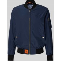 Original Bombers Bomberjacke mit Label-Patch Modell 'MA1' in Marine, Größe S von Original Bombers
