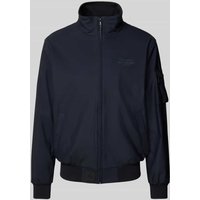 Original Bombers Bomberjacke mit Label-Print Modell 'Williston' in Marine, Größe XXL von Original Bombers
