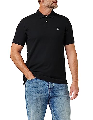 ORIGINAL PENGUIN Herren Daddy Polo Org PIQ S Polohemd, Schwarz, L von Original Penguin