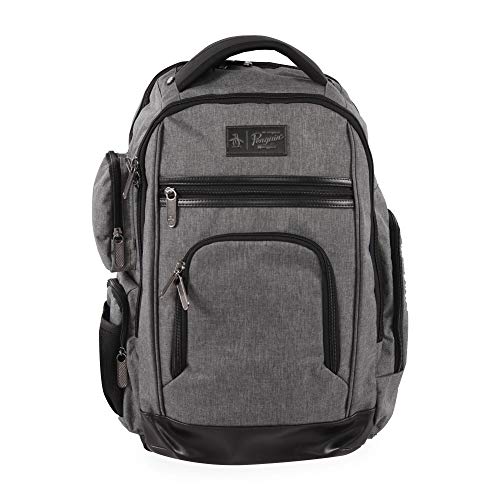 Original Penguin Fletcher Herren Laptop-Rucksack, Fletcher Laptop-Rucksack, OP-BP-48-GYCS, Grau, OP-BP-48-GYCS von Original Penguin