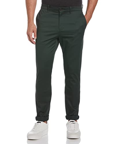 Original Penguin Herren Basic Chino Pant Rec Lässige Hose, Grün-Deep Forest, 34 W/32 L von Original Penguin