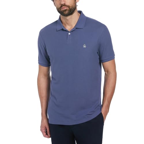 Original Penguin Herren Daddy Polo Org PIQ S Polohemd, Indigoblau, XS von Original Penguin