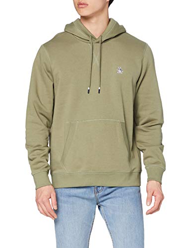 Original Penguin Herren Overhead Logo Hoodie, 352 Deep Lichen Green, M von Original Penguin
