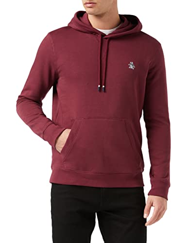 Original Penguin Herren Sticker Pete Pullover Kapuzenpullover, Tawny Port, 608, M von Original Penguin