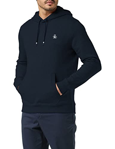 Original Penguin Herren Über Kopf Hoodie, Blau (Dark Saphir), L von Original Penguin