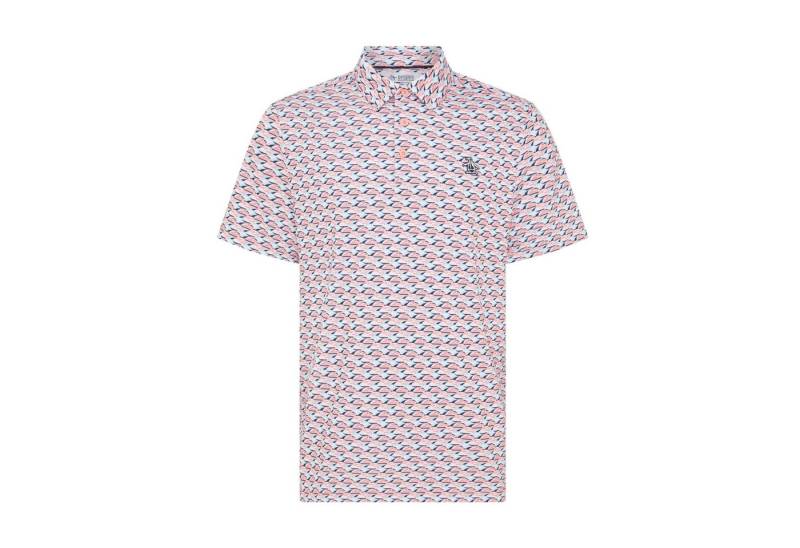 Original Penguin Poloshirt Penguin Golf Polo Layered Umbrella Murex Shell Herren von Original Penguin