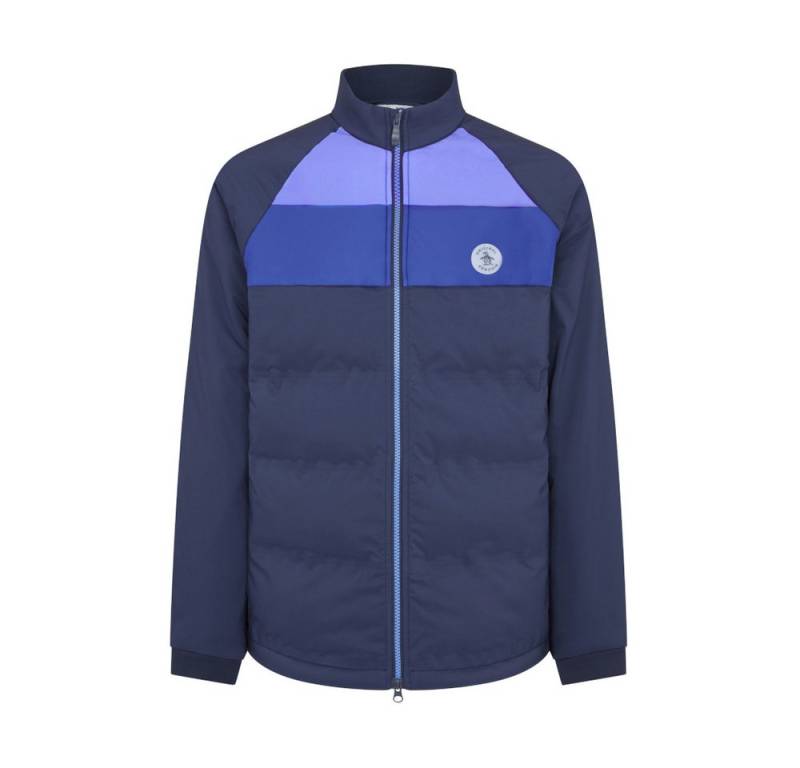 Original Penguin Sweatjacke Penguin Golf Jacke Insulated Mixed Media Blau Herren M von Original Penguin