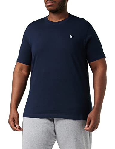 Original Penguin Herren Small Embroidered Logo T-Shirt, Dunkler Saphir, 413, XXL von Original Penguin