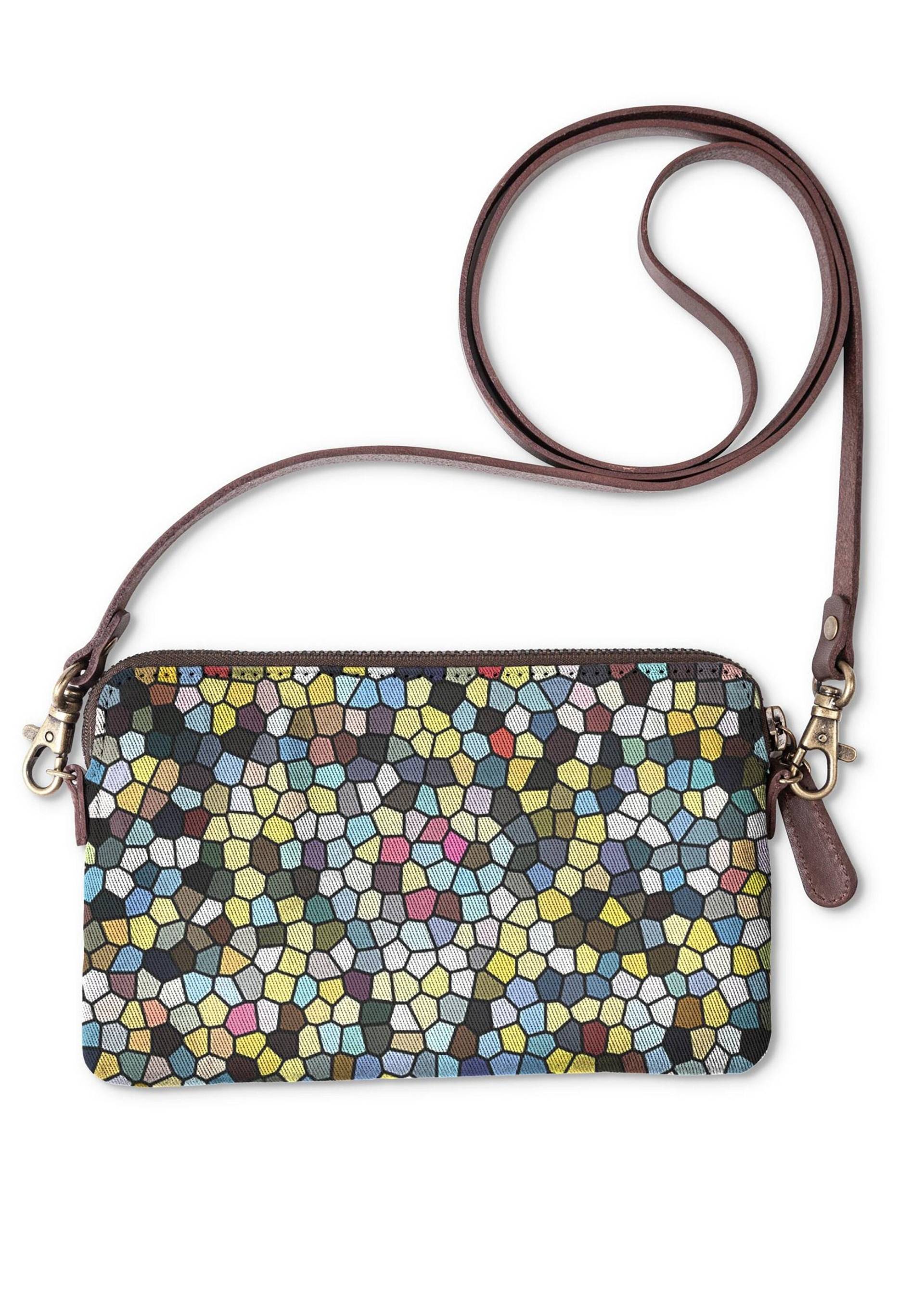 Mosaik Tasche, Boho Crossbody Tasche Mit Reißverschluss, College Geschenk Für Mädchen, Kleine Handytasche, 3rd Anniversary Sie, Sling Bag Mosaik Tasche, Boho Crossbody Tasche Mit Reißverschluss, College Geschenk Für Mädchen, Kleine Handytasche, 3rd Anniversary Sie, Sling Bag von OriginalArtworkbyK