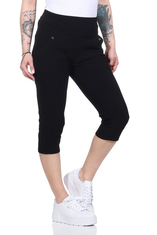 OriginalYou Caprihose Damen Schlupfhose 7/8 Sommer Bermuda bequeme Freizeithose Stretch Material, Große Größen OriginalYou Caprihose Damen Schlupfhose 7/8 Sommer Bermuda bequeme Freizeithose Stretch Material, Große Größen von OriginalYou