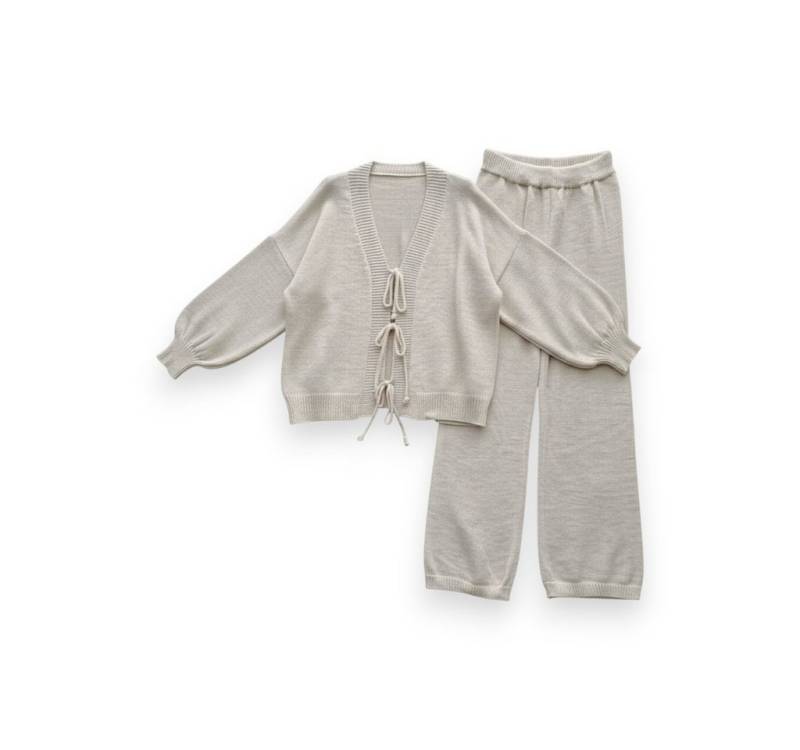 OriginalYou Cardigan Damen Strick Set Cardigan & Hose Loungewear von OriginalYou